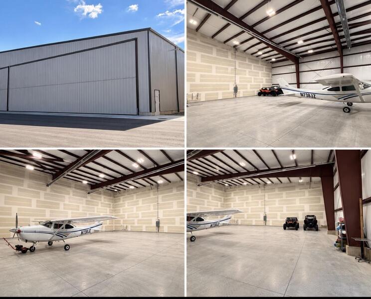 Brand New 70x70 Hangar - KSPK UTAH!